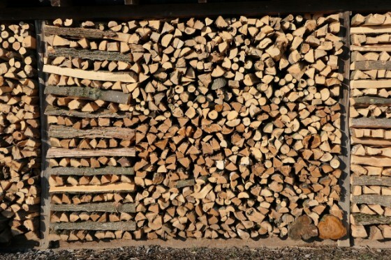 legna accatastata